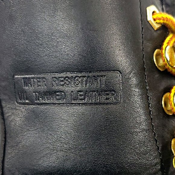 AdTec Mens 9” Logger Boot - Black Leather NWOT - Picture 5 of 15